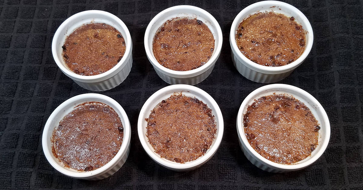 Chocolate Custard cooked