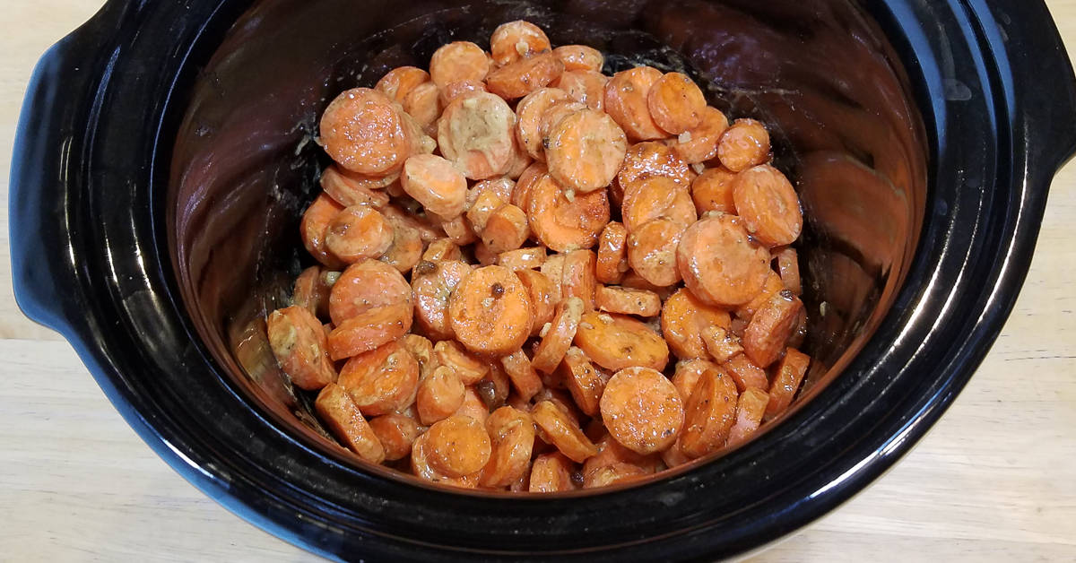 Gingered Carrots in the slow cooker