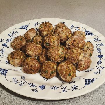 Greek Style Meatballs 1