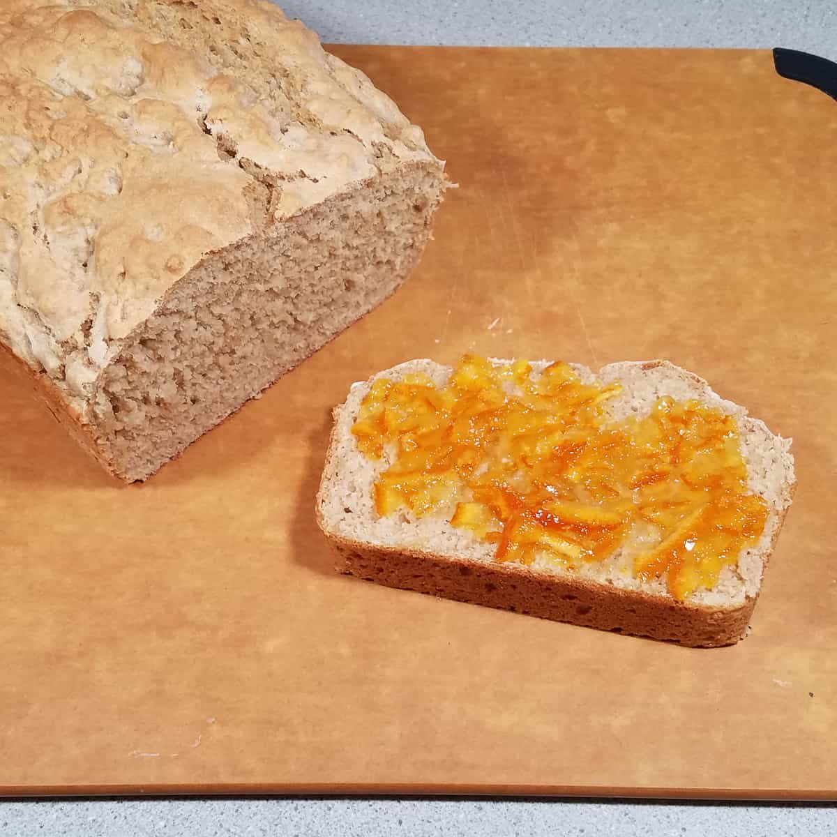 Ginger Beer Bread with Orange Marmalade