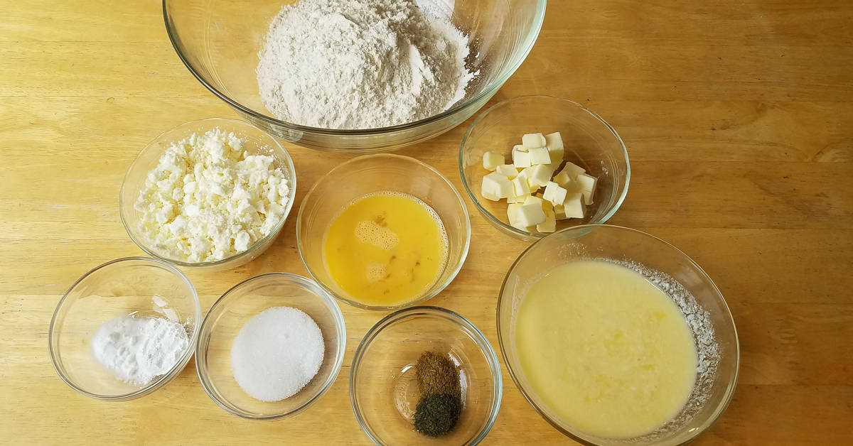 Savory Greek Flavored Scones ingredients