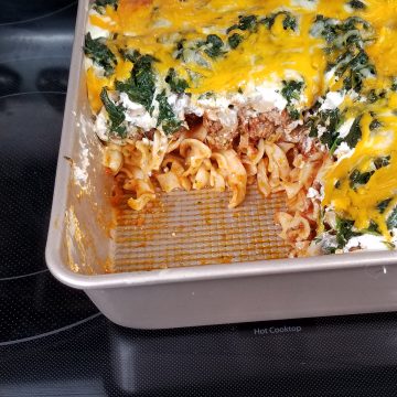 Beef and Spinach Casserole