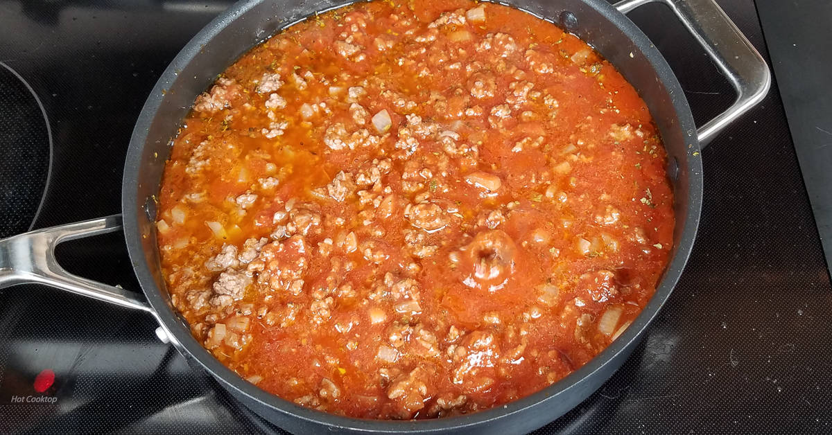 Beef and Spinach Casserole added tomato sauce spices and hot sauce