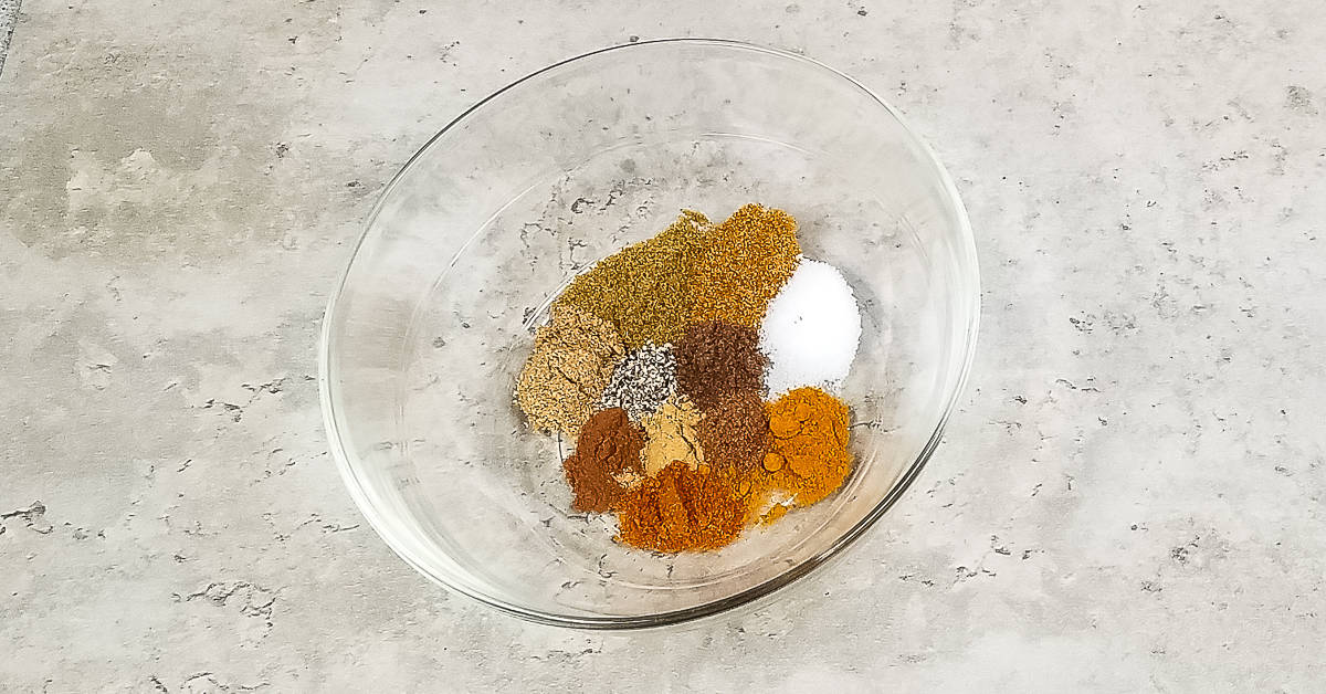 Middle Eastern Spice Blend ingredients