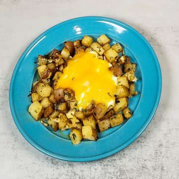 Pan Fried Potatoes and Eggs