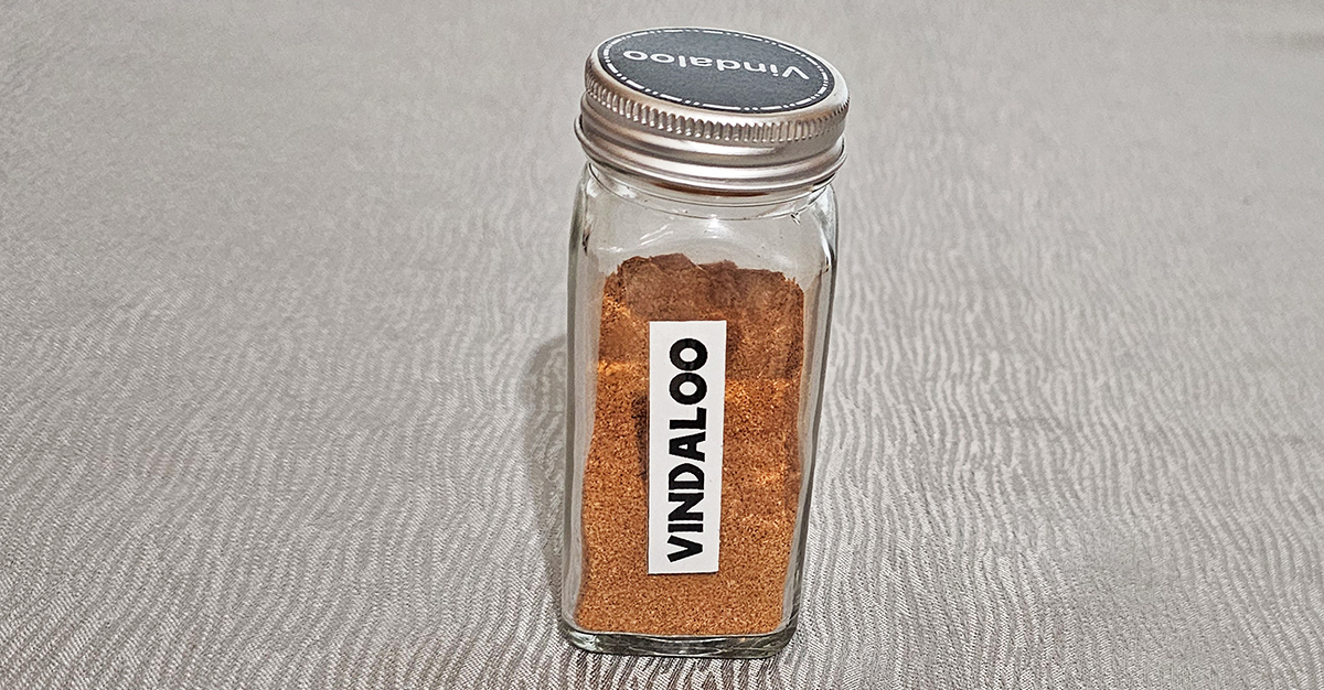 Vindaloo Spice Mix in a bottle