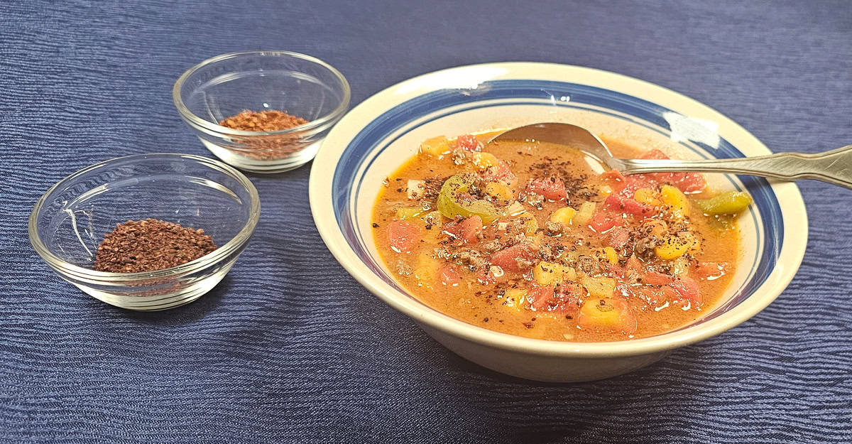 North African Flavored Lamb Soup plated 2