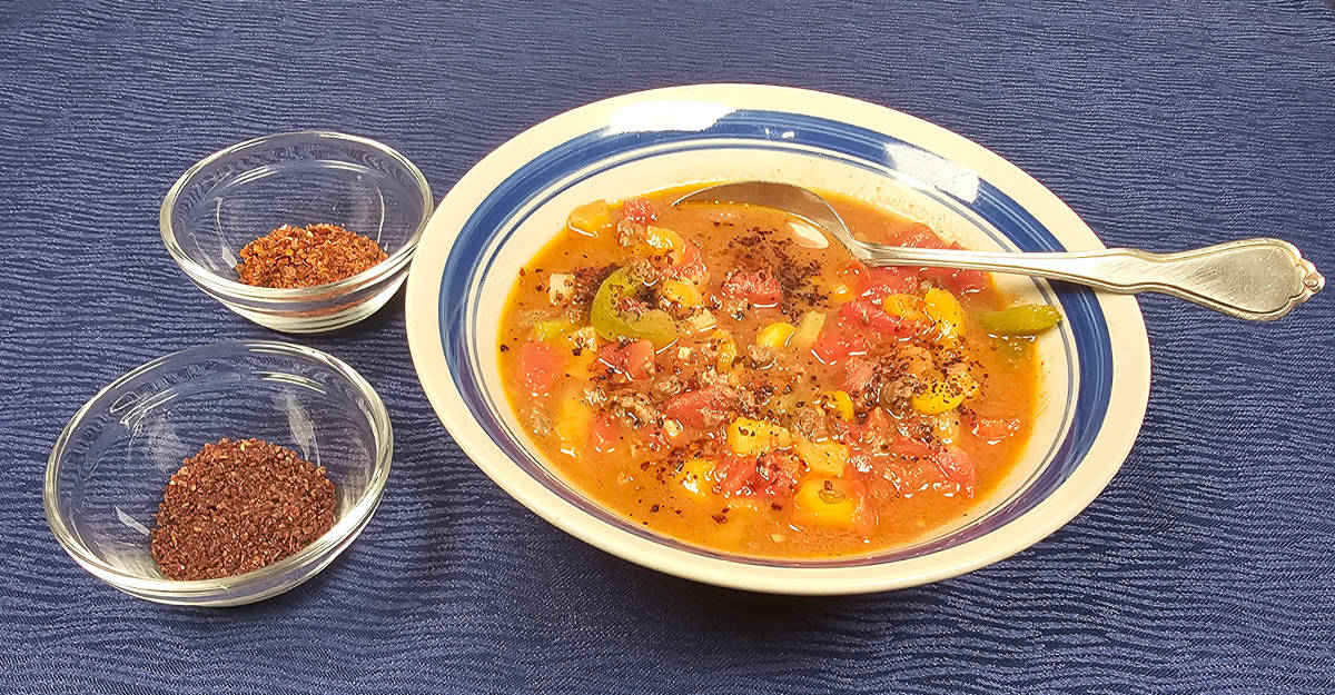 North African Flavored Lamb Soup plated 3